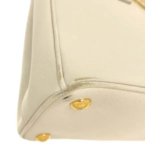 Auth Prada Galleria Small Bag White #83915P54B - Picture 5 of 14
